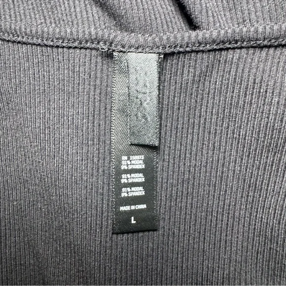 Skims Black Ribbed Slip Dress – Size L – Like New - Picture 8 of 8